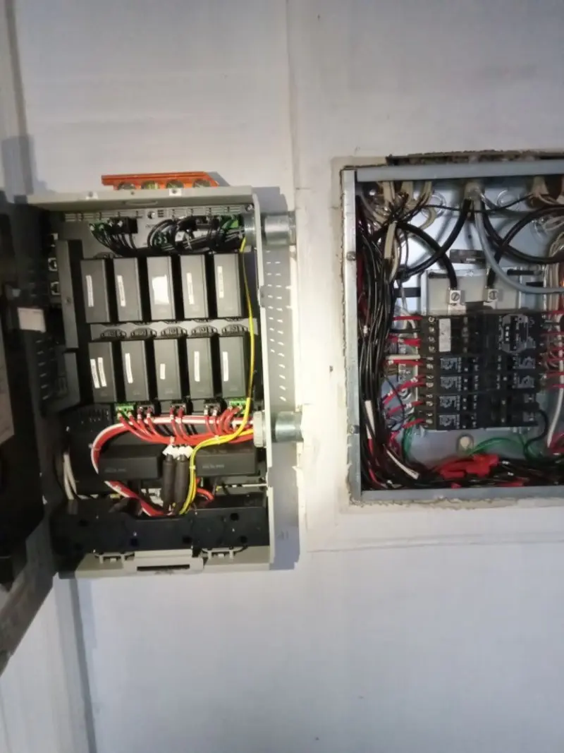 Electrical panel upgrade completed for Indoor Lighting Installation in Bayou Cane